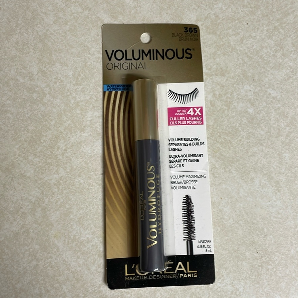 L’Oréal Waterproof Black Brown Mascara